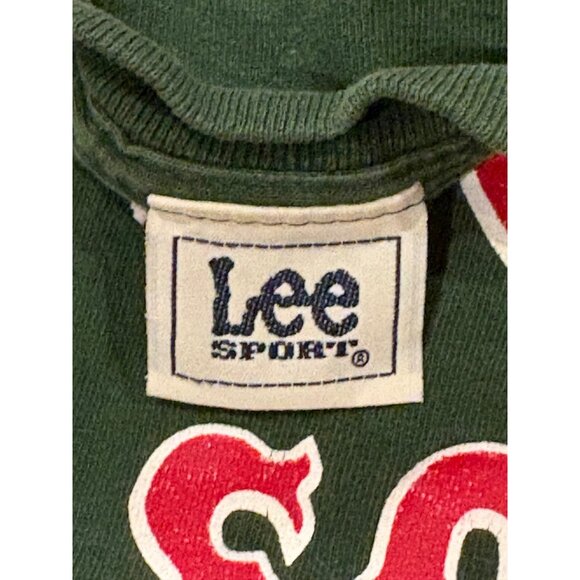 Vintage Lee 2004 Boston Red Sox MLB St. Patrick's Day Green T-Shirt Men's XL - Picture 7 of 8